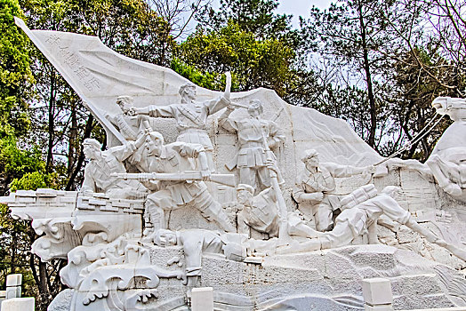 江西省瑞金市革命烈士纪念园雕塑建筑
