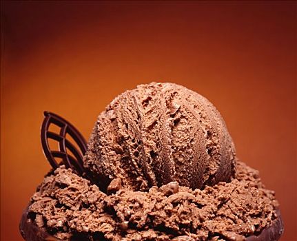 巧克力冰淇淋,巧克力,装饰