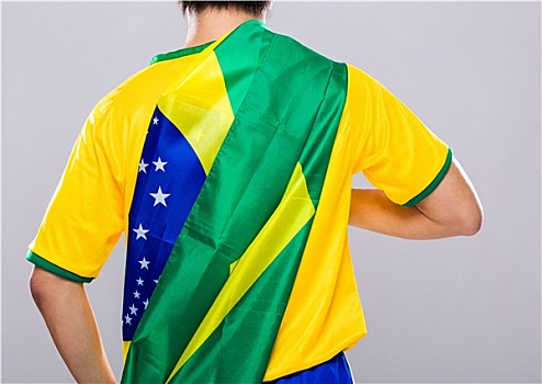 运动,男人,巴西,旗帜