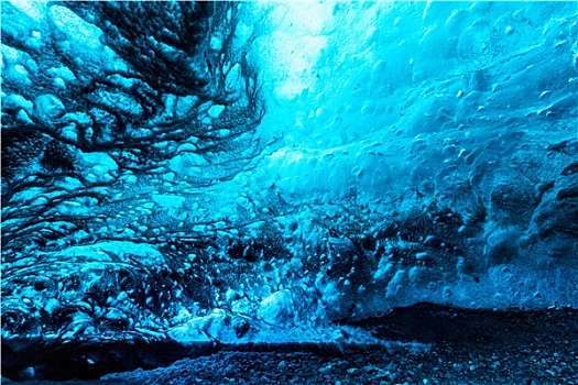 冰,洞穴,冰岛
