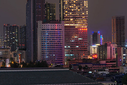 成都市夜景