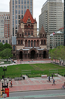 美国,波士顿三一教堂,boston,trinity,church