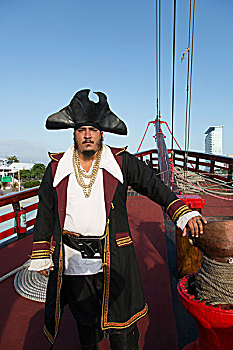 海盗船,旅游,波多黎各,墨西哥