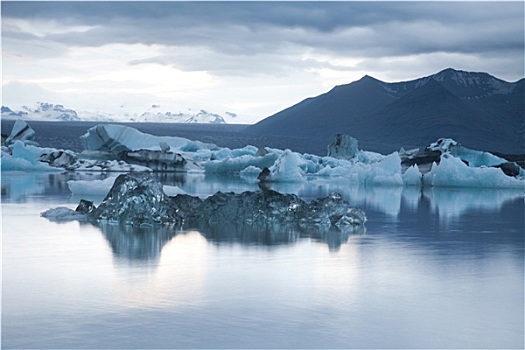 风景,冰,杰古沙龙湖,冰岛