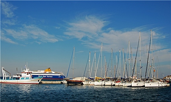 港口,纳克索斯岛