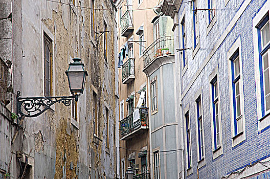 建筑细节,住宅,建筑,里斯本,葡萄牙