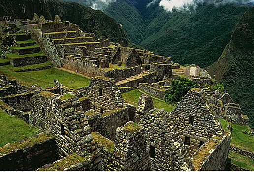 石头,建筑,风景,马丘比丘,秘鲁