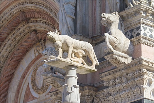 雕塑,锡耶纳,意大利