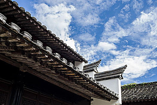 中国古建筑,飞檐,翘角