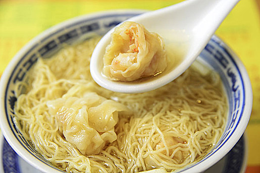 麥奀云吞面世家，云吞面。香港中環(huán)