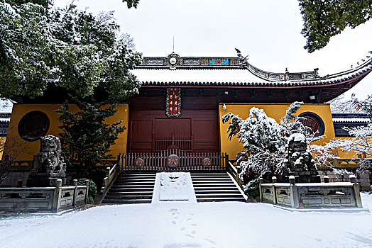 杭州净慈寺雪景