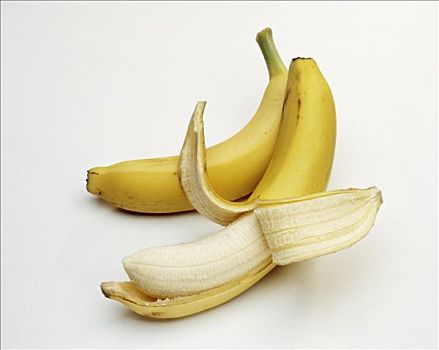 两个,香蕉,一个,去皮