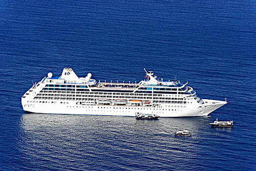 游船,海洋,公主,乘客,建造,1999年,长,锡拉岛,基克拉迪群岛,希腊,欧洲