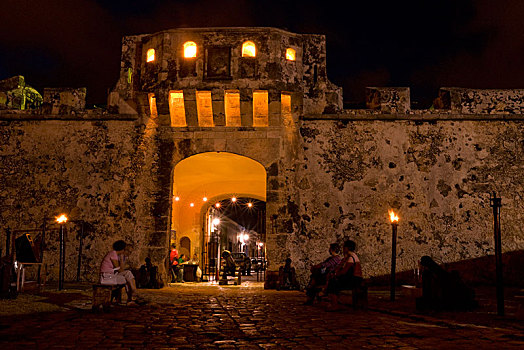 城门,坎佩切,墨西哥,中美洲