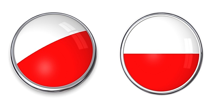 旗帜,扣,波兰