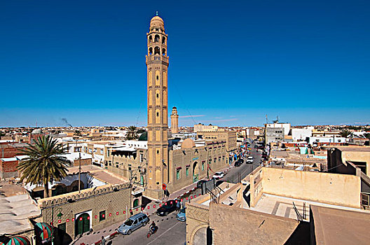 北非,突尼斯,托泽尔,省,清真寺
