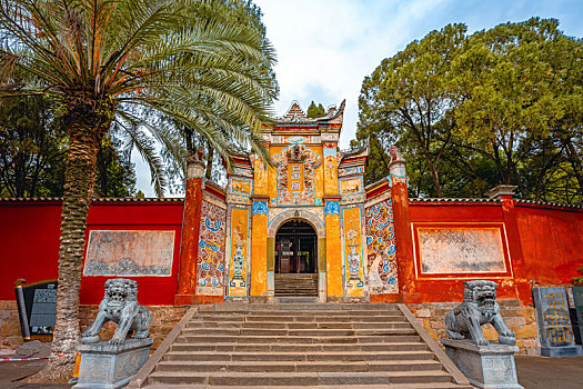 重庆市奉节县白帝城风景区,三峡夔门旅行风光图片