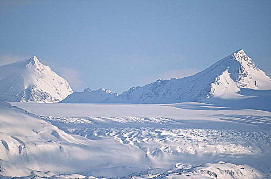 冰河,科奈山地,阿拉斯加,美国