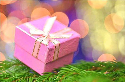 圣诞装饰,粉色,圣诞礼物,背景