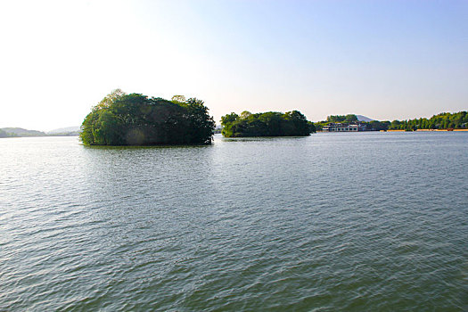 湖光山色,露营