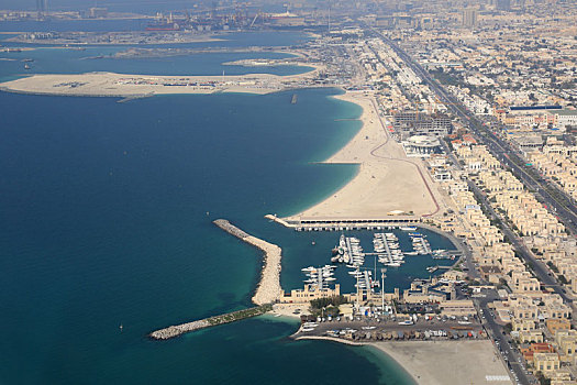 迪拜,海滩,岛屿,航拍