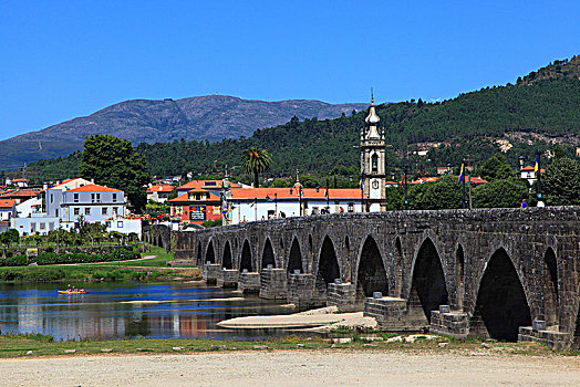 葡萄牙,地区,利马,城市,寺院,圣安东尼奥,教堂,15世纪