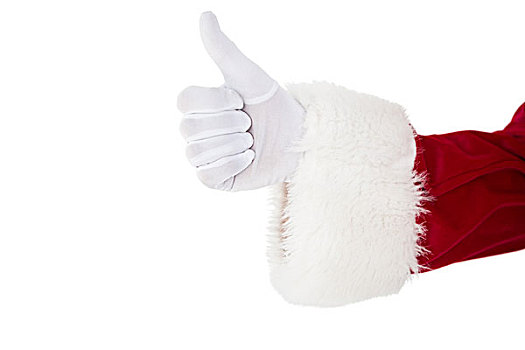 乐观,圣诞老人,竖大拇指