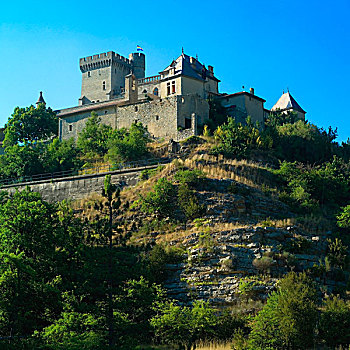 城堡,12世纪,普罗旺斯,法国