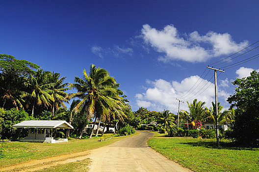 乡村,库克群岛,南太平洋