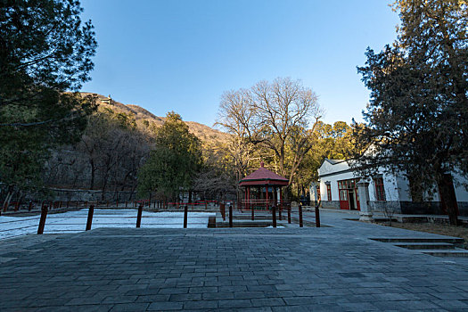 北京香山公园双清别墅外景