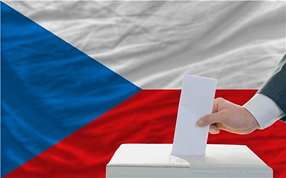 男人,投票,选举,捷克