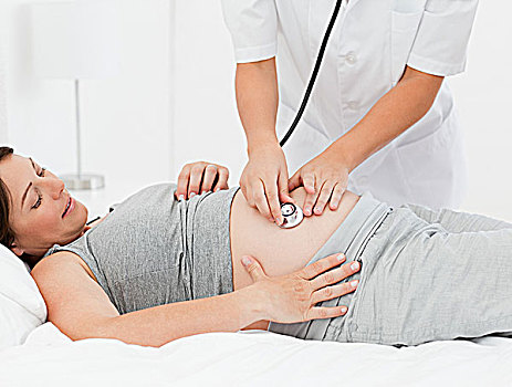 孕妇,护理,床