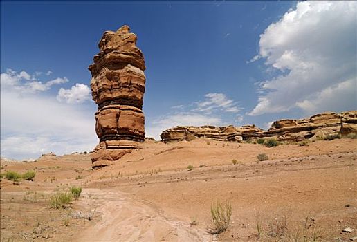 沙岩构造,靠近,鬼怪,山谷,州立公园,犹他,美国