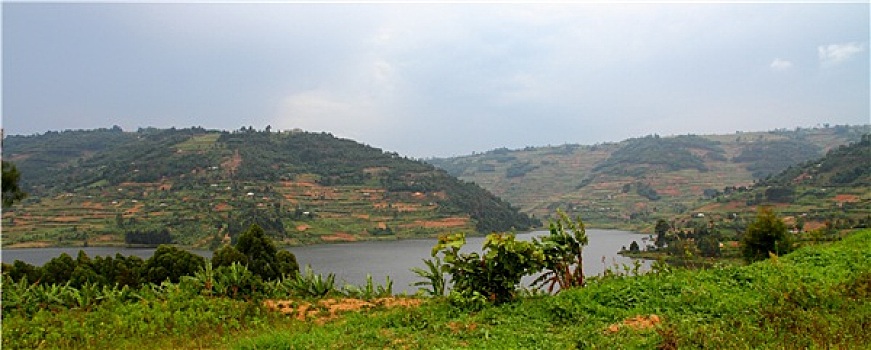 山,湖,乌干达