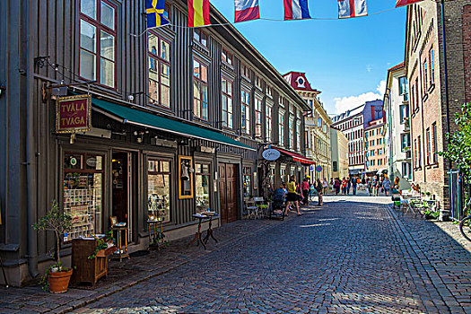 城镇景色,哥德堡,省,瑞典