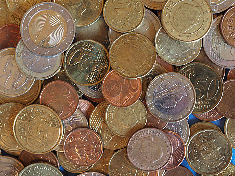 欧元硬币,欧盟,背景
