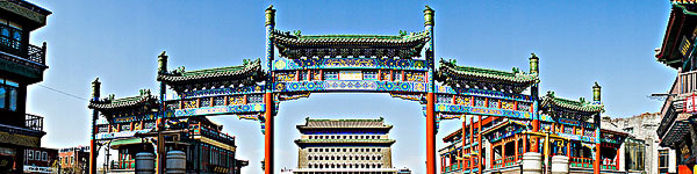 北京前门大街牌楼