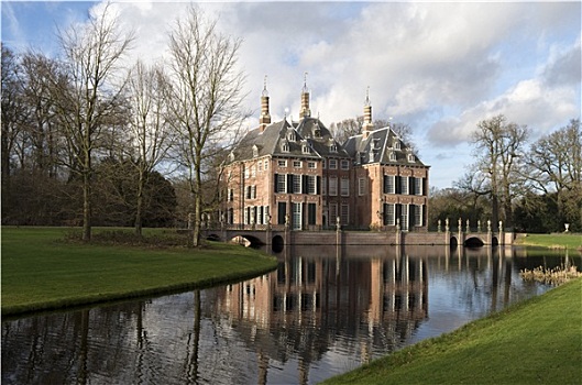 城堡,不动产,荷兰