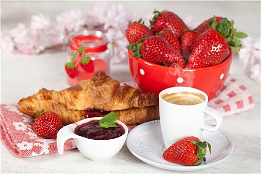 早餐,草莓