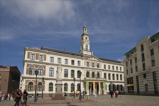 市政厅,里加,拉脱维亚,波罗的海国家