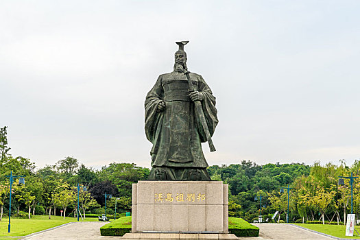 汉高祖刘邦塑像,中国江苏省徐州市汉文化旅游景区