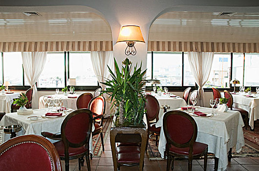 桌子,餐馆,维亚雷娇,托斯卡纳,意大利,欧洲