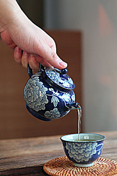 青花茶具
