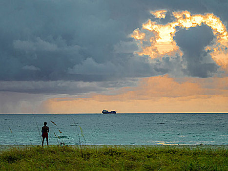 迈阿密海滩,日出,佛罗里达,美国