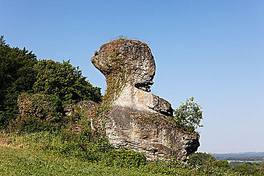 石头,弗兰哥尼阶,瑞士,上弗兰科尼亚,弗兰克尼亚,巴伐利亚,德国,欧洲