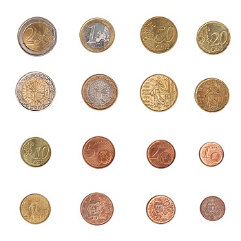欧元硬币,法国