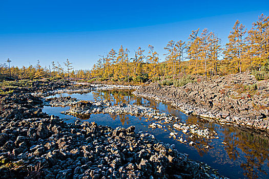 阿尔山地质公园火山地貌风景