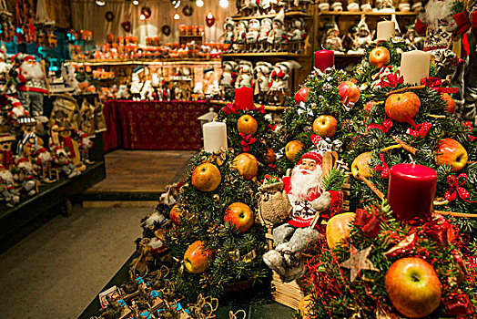 奥地利,萨尔茨堡,圣诞市场,圣诞节,玩具