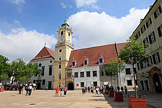 老市政厅,大广场,老城,布拉迪斯拉瓦,斯洛伐克人,共和国,欧洲