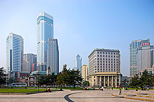 摩天大楼,中山,大连,中国
